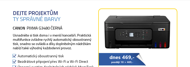Canon PIXMA G3480 černá