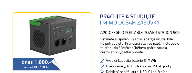 APC OffGrid Portable Power Station 500